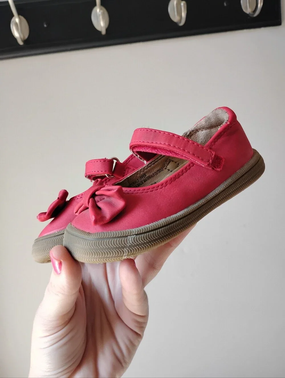 Ladybug Red Baby Bow Mary Jane's